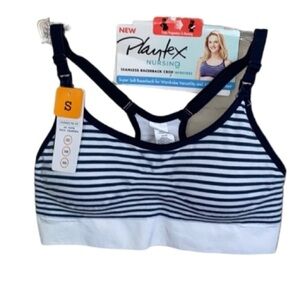 Playtex nursing bra NEW small‎ maternity striped